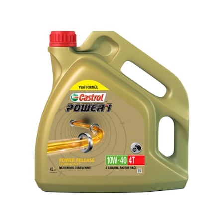 Castrol Power 1 4t 10W-40 Motosiklet Yağı 4L