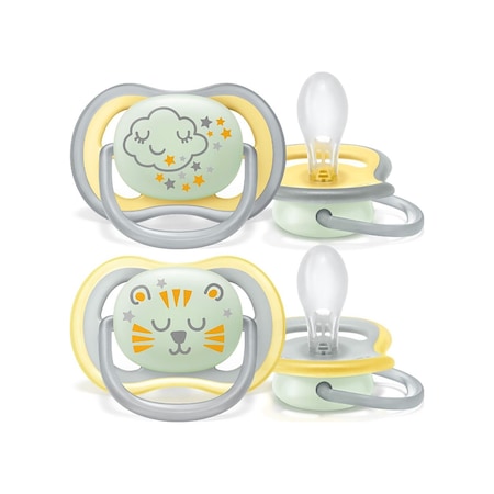 Philips Avent Ultra Air Nighttime Karanlıkta Parlar Gece Emziği +18 Ay