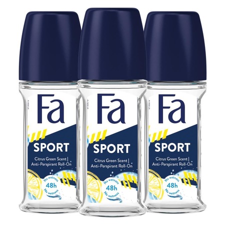 Fa Sport Erkek Roll-On Deodorant 50 ML x 3