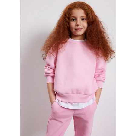 Mavi - Bisiklet Yaka Pembe Basic Sweatshirt 7s10040-70984