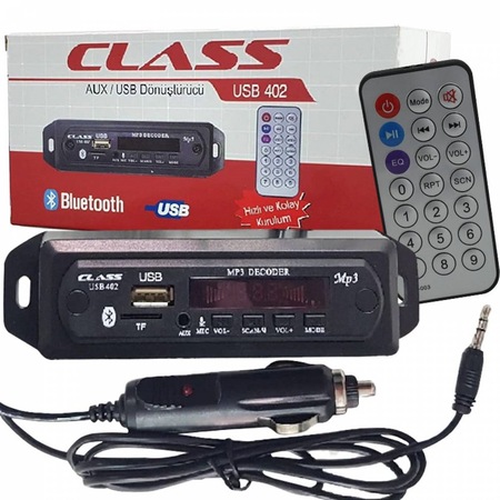 n11 Class Usb-402 Araç için Usb-aux-bluetooh Çevirici Mikrofonlu n11 Class Usb-402 Araç için Usb-aux-bluetooh Çevirici Mikrofonlu