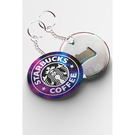 Starbucks Galaksi Temalı Açacaklı Anahtarlık 44mm