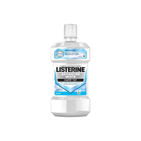 Listerine Advanced White Hafif Tat Ağız Bakım Suyu 500 ML