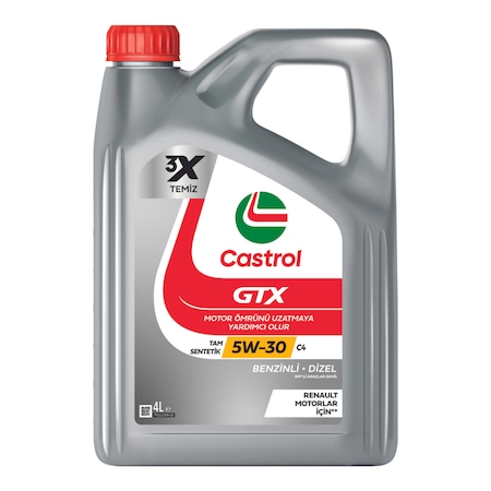 Castrol GTX 5W-30 C4 Tam Sentetik DPF Motor Yağı