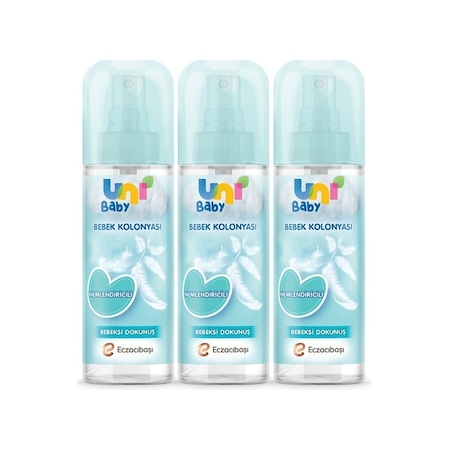 Uni Baby Kolonya Bebeksi Kokular 3 x 150 ML