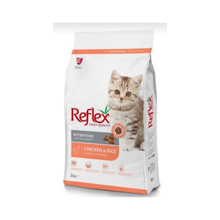 Reflex Kitten Tavuk Etli Pirinçli Yavru Kedi Maması 2 KG