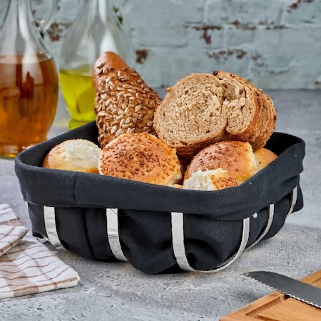 Cooker 2932 Metal Ekmeklik Ekmek Kutusu Ekmek Saklama Kabı Beyaz