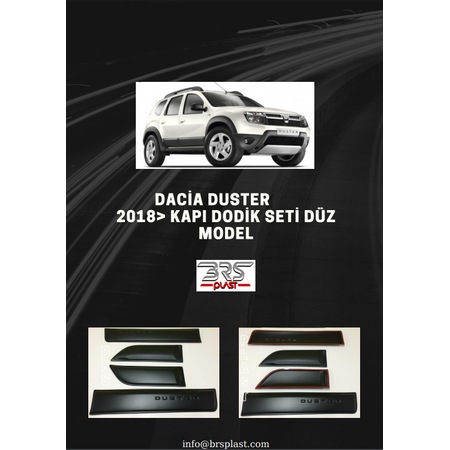 2018 Dacia Duster Düz Kapı Dodik Set 4 Prç.