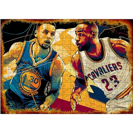 Tablomega Ahşap Mdf Puzzle Yapboz Nba Oyuncuları (536353455)