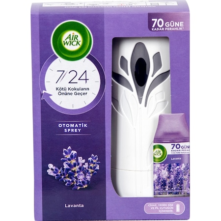 Air Wick Freshmatic Oda Kokusu Makine + 70 Gün Etkili Lavanta Yedek 250 ML