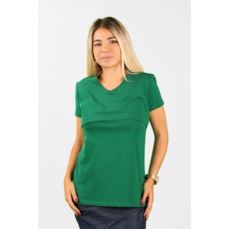 Kadın Emzirme T-Shirt Koyu Yeşil
