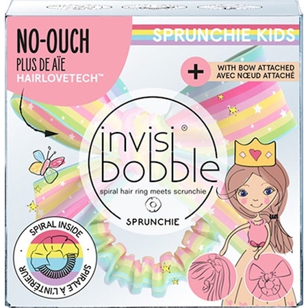 Invisibobble Slim Sprunchie W. Bow Let‘s Chase Rainbows Saç Tokası