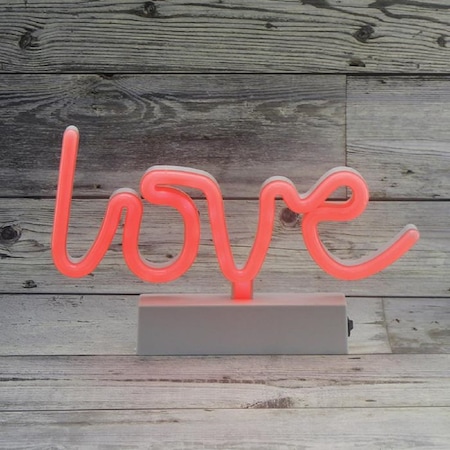 Mutluadim 25Cm Neon Led Love Yazısı Aydınlatma