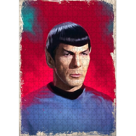 Ahşap Puzzle Mr Spock Uzay Yolu 500 Parça 50 x 70 Cm