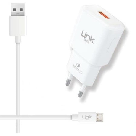 Linktech T441 Strong 12W Şarj Cihazı Ve Micro Usb Şarj Kablosu