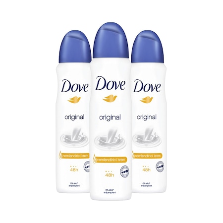 Dove Original Kadın Sprey Deodorant 3 x 150 ML