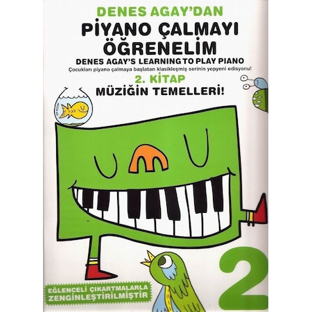 Denes Agay'dan Piyano Çalmayı Öğrenelim 2. Kitap- Porte Müzik Eğitim Yayınları