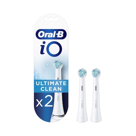 Oral-B iO Ultimate Clean Beyaz Diş Fırçası Yedek Başlığı 2'li