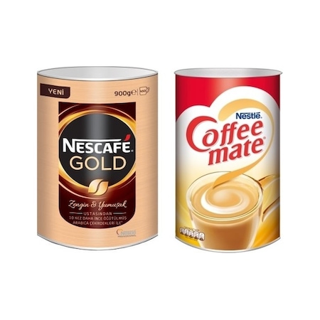 Nescafe Gold 900 G + Coffee Mate Kahve Kreması 2 KG