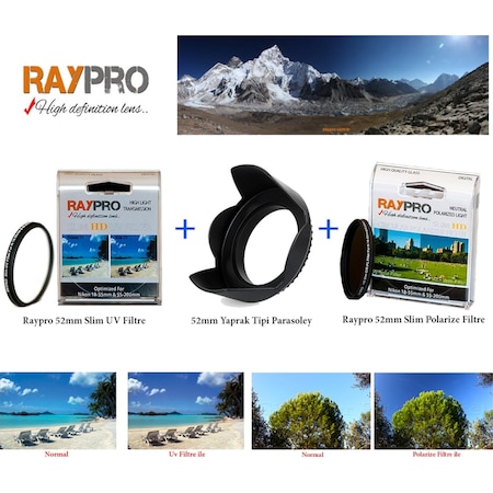 Raypro Filtre Seti 52 MM + Parasoley