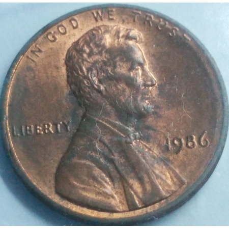 Amerika 1986 Yılı Tedarik 1 Lincoln Cent - Koleksiyonluk