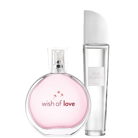 Avon Pur Blanca + Wish Of Love Kadın Parfüm EDT 2 x 50 ML