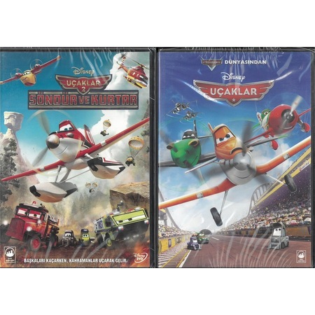 Disney Planes 1-2 (Uçaklar) 2 Film Dvd Türkçe Dublaj ve Altyazılı