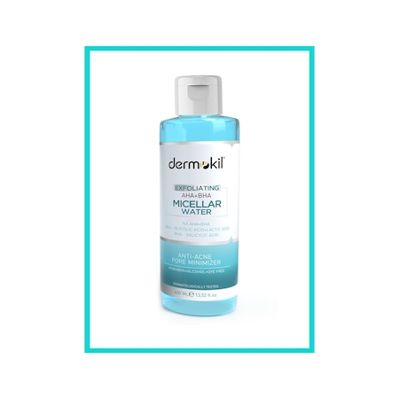 Dermokil Exfoliating Aha+Bha Niacinamide Micellar Makyaj Temizleme Suyu 400 ML