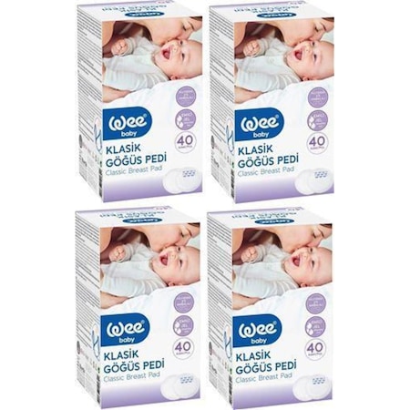 Wee Baby Klasik Göğüs Pedi 40'Lı 4 Paket