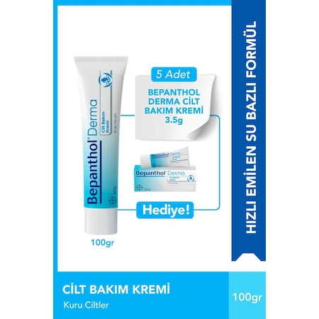 Derma Cilt Bakım Kremi 100 G + Cilt Bakım Kremi 5 x 3.5 G