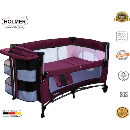 Holmer Maxi Comfort Coolstyle Anne Yanı Oyun Parkı Beşik