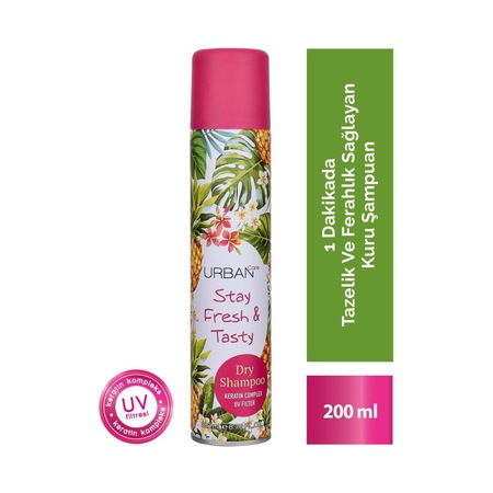 Urban Care Uv Filtre Stay Fresh & Tasty Kuru Şampuan 200 ML