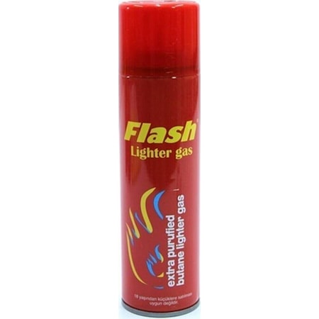 Flash Çakmak Gazı 270 Ml. Parlı Kırmızı Kutu