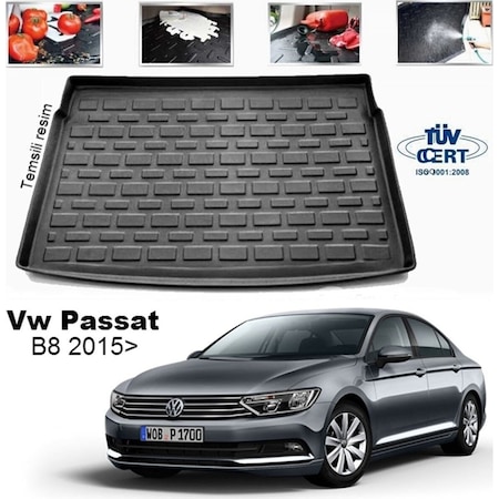 VW PASSAT B8 SEDAN 3D Lüx Bagaj Havuzu