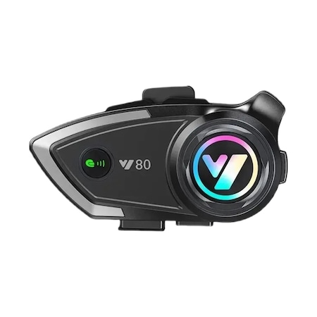 Vothoon Y80 Intercom ışıklı Motosiklet Kask Kulaklığı