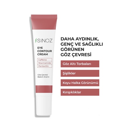 Sinoz Göz Altı ve Çevresi İçin Nemlendirici Göz Kremi 15 ML