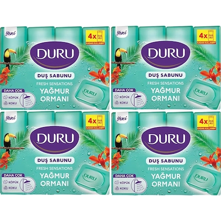 Duru Fresh Sensations Yağmur Ormanı Duş Sabunu 4'lü 4 x 150 G