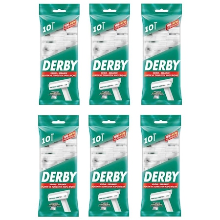 Derby Kullan-at Tıraş Bıçağı 6 x 10'lu Paket
