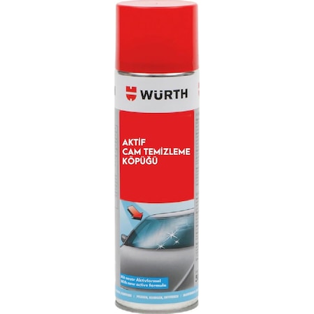 Würth Aktif Cam Temizleme Köpüğü Spreyi 500 ML