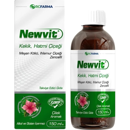 Newvit Kekik.Hatmi Çiçeği Şurup 150 ML