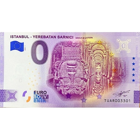 0 Euro Hatıra Ve Koleksiyon Parası - Yerebatan Sarnıcı Föylü