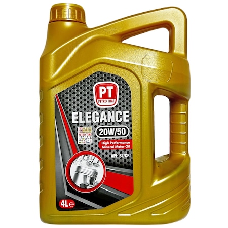 Petro Time Elegance 20W-50 Mineral Motor Yağı 4 L