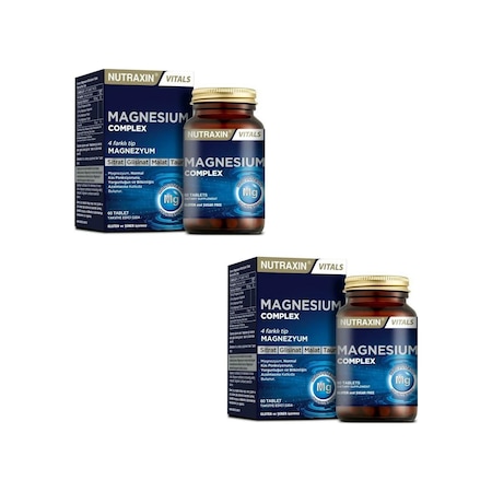 Nutraxin Magnesium Complex Vitamin B6 2 x 60 Tablet