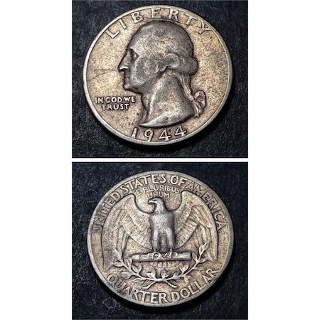 Escoines Koleksiyon 1944 Abd ¼dolar 6,25gram Gümüş Çt Eski Yabancı Madeni Para - 3996366f3e3f16ec73