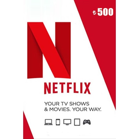 Netflix Hediye Kartı 500 Tl