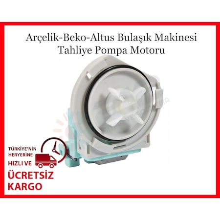 Altus Uyumlu Al 434 S Bulaşık Makinesi Tahliye Pompa Motoru - 555546757