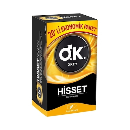 Okey Hisset Prezervatif 20'li