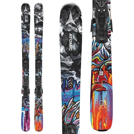 Atomic Bent 85 Skis + M 10 Gw Ski Bindings 2025 Çok Renkli