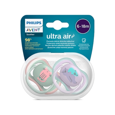 Philips Avent Ultra Air Emzik 2'li 6 -18 Ay SCF085/18