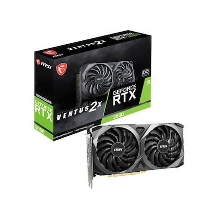 MSI NVIDIA GeForce RTX 3060 VENTUS 2X 12G OC 12 GB GDDR6 192 Bit Ekran Kartı